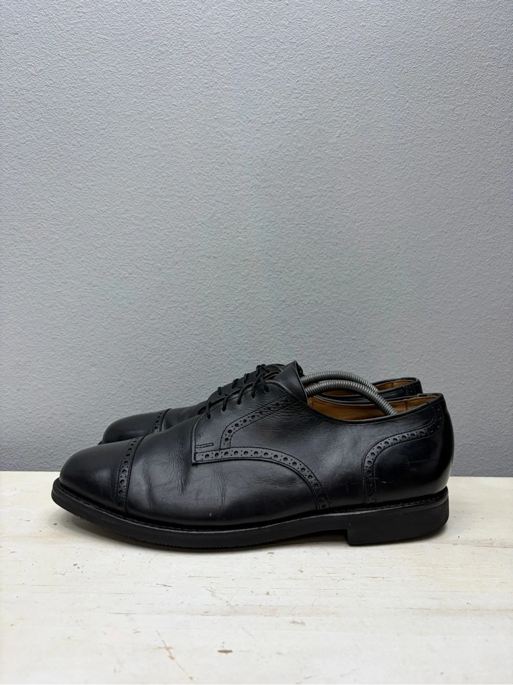 Allen Edmonds Black Leather Oxford Shoes Size 12